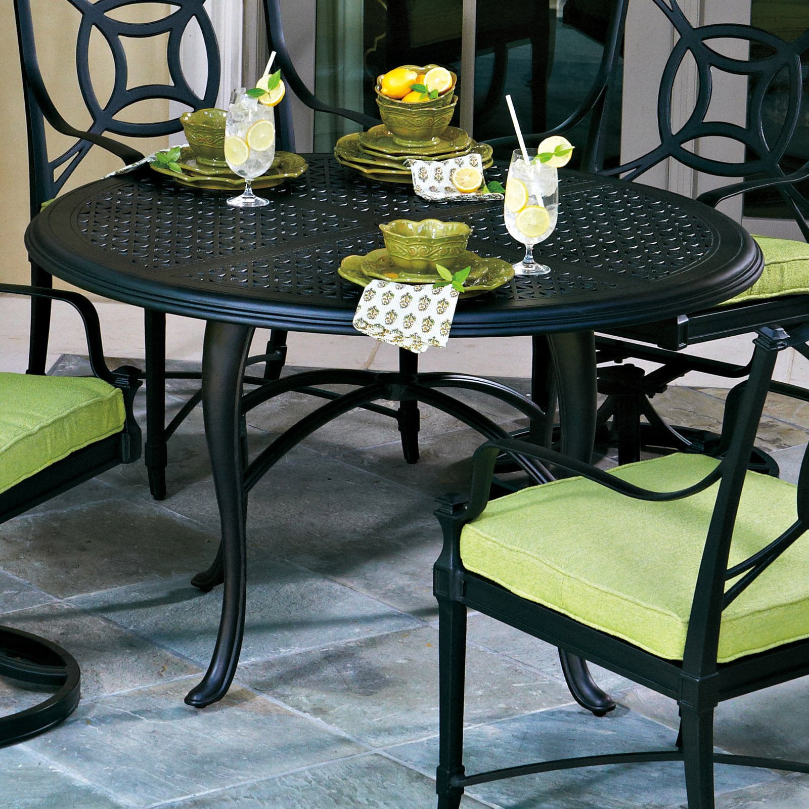 Woodard Hampton Round Patio Dining Table Walmart Com