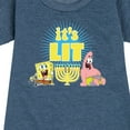 thumbnail image 3 of SpongeBob SquarePants - It's Lit Hanukkah - Toddler And Youth Girls Fleece Dress, 3 of 6