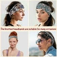 thumbnail image 7 of HBlife 8 Pack Fashion Headbands Boho Sports Stretchy Sweat Bands Non Slip Hairbands for Women Girls, 7 of 7