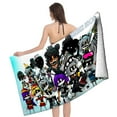 thumbnail image 4 of Murder Drones Toalla de playa de secado rápido con diseño temático, regalo para mujeres y niñas, ideal para cumpleaños, fans, amantes de la música, uso en la playa o al aire libre,78*180cm, 4 of 6