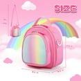 thumbnail image 3 of Yiaieng Carrying Case Compatible with Yoto Mini (2024 Edition), Audio Music Player Pouch Carrier with Shoulder Strap, Back Pocket for Cards, Accessory (Pink), 3 of 8