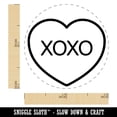 thumbnail image 2 of XOXO Conversation Heart Rubber Stamp for Scrapbooking Crafting Stamping - Mini 1/2 Inch, 2 of 7