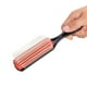 thumbnail image 4 of Cepillo para peinar el cabello, cepillo para el cabello de 9 filas, salón de peluquería, peine cepillo de pelo recto y rizado, 4 of 7