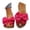 slippers 35#Hot Pink, variant on Womens Slippers Summer Casual Bow Knot Design On Slippers Soft Flat Sandals for Ladies Trendy Indoor Outdoor Beach,Black