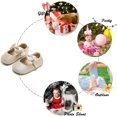 thumbnail image 5 of Soft Sole Leather Baby Shoes - Infant Baby Walking Shoes Moccasinss Rubber Sole Crib Shoes, 5 of 7