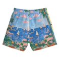 thumbnail image 7 of FORMRS Boys Swim Trunks Quick Dry Mesh Liner Boardshorts Sizes XS-XL, Sea Window, 7 of 7