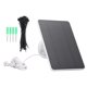 thumbnail image 1 of Cargador de Panel Solar Nikou 10 W IP65 Impermeable para Arlo Pro 3 y Pro 4 Blanco, 1 of 15