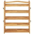 thumbnail image 3 of vidaXL 5-Tier Shoe Rack 25.1"x10.2"x31.4" Solid Acacia Wood, 3 of 6