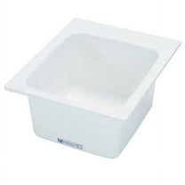 Mustee Utility Sink 14 in x 15 in, 1, Counter Top, Fiberglass 11