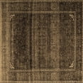 thumbnail image 1 of Ahgly Company Indoor Square Persian Brown Traditional Area Rugs, 3' Square, 1 of 4