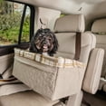 thumbnail image 7 of PetSafe Happy Ride Quilted Booster Seat for Dogs and Cats up to 25 lb, Tan, 7 of 7