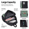 thumbnail image 4 of Easygdp Veterinary Clinics Mochila para Niños y Niñas con Set de Caja de Almuerzo y Estuche para Lápices 3 en 1, Mochila Escolar Estampada para Adolescentes, 4 of 7
