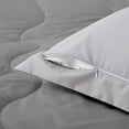 thumbnail image 5 of Lightweight Reversible Down Alternative Comforter Set Dark Gray/Light Gray - Full - Queen, 5 of 5
