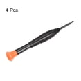 thumbnail image 3 of Precision Slotted Screwdriver 1.0mm Flat Head Swivel Lid Nonslip Plastic Handle 4 Pack, 3 of 6