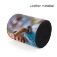 thumbnail image 4 of Rodri-theme Cylinder Pen Holder Pencil Organizer with Flannel Lining PVC Leather Material Cardboard Base for study work 10*8CM, 4 of 6