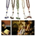 thumbnail image 2 of JUNTEX Muslim Tasbih 33 Beads Islam Prayer Rosary Islamic Worship Prayer Misbaha, 2 of 9