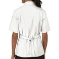 thumbnail image 7 of Women's Chef Coat with Piping (White/Black, L), 7 of 7