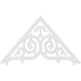 thumbnail image 2 of Ekena Millwork 72"W x 42"H x 1"P (14/12) Pitch Athens Architectural Grade PVC Gable Pediment, 2 of 5