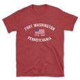 thumbnail image 1 of Fort Washington Pennsylvania Patriot Men's Cotton T-Shirt, 1 of 1