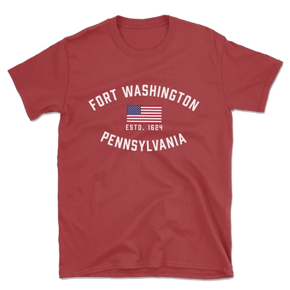 Fort Washington Pennsylvania Patriot Men's Cotton T-Shirt