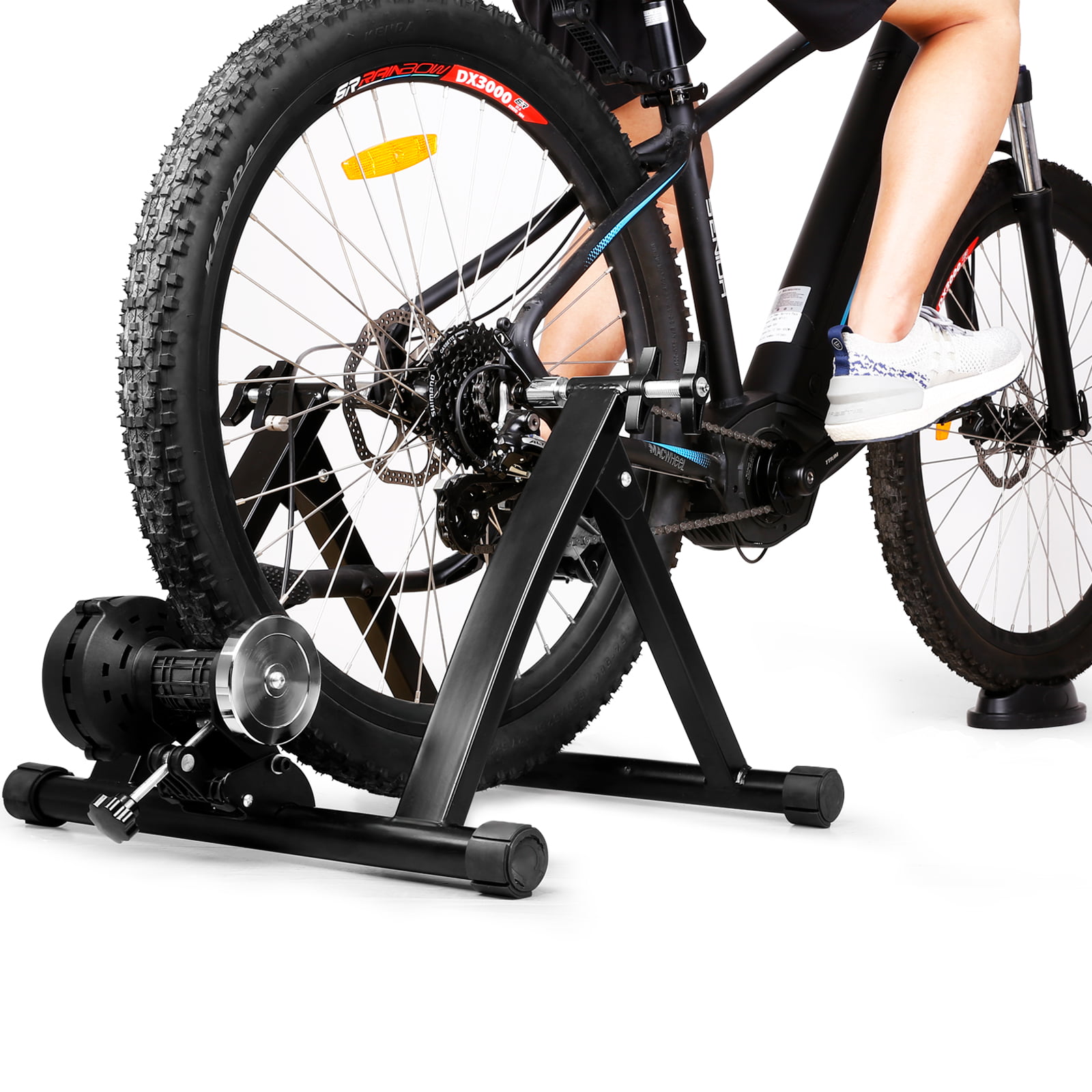 Exercise Bicycle Trainer Stand Stationary Indoor 7 Level Magnetic Resistance New 