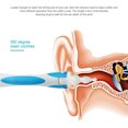 thumbnail image 3 of Manual Rotation with 16 Reusable Silicone Screw Heads - 360° No-Dead-Angle Ear Wax Remover, Ergonomic Anti-Slip Handle, Soft Silica Gel Material for Safe Comfortable Ear Cleaning (Blue &, 3 of 6