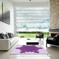 thumbnail image 7 of Ahgly Company Machine Washable Indoor Rectangle Transitional Blossom Pink Area Rugs, 5' x 7', 7 of 7