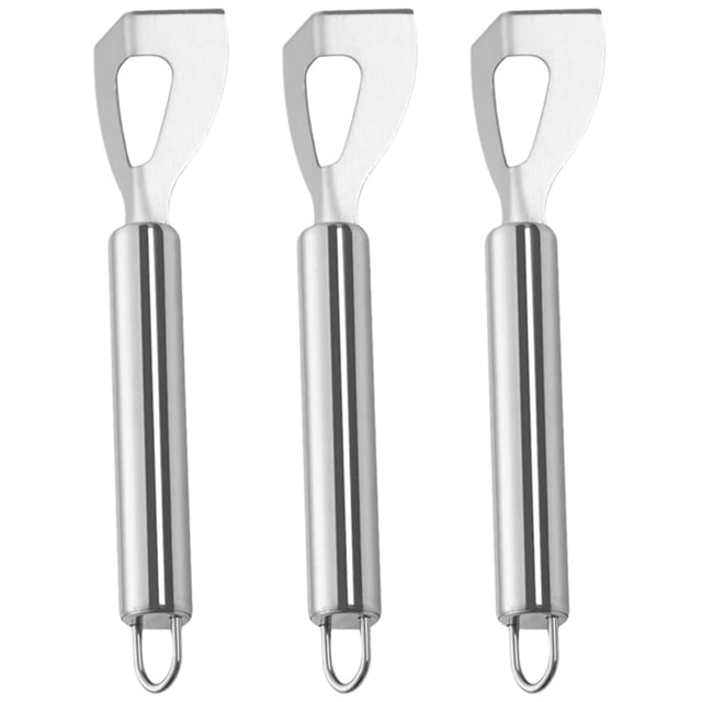 unbranded 3Ud Cuchillo De Acero Inoxidable Para Cortar Queso Y Pastelería Cocina