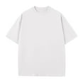 thumbnail image 4 of EWASWON Men's Classic Cotton Crew Neck T-Shirts - Multipack Casual Summer Basic Tees, Soft Round Neck Short Sleeve Shirts for Gym, Workout & Daily Wear,White,Size 3XL, 4 of 4