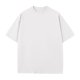 thumbnail image 3 of Playeras Elvqul de Hombre Playa Blanco Algodón Manga Corta sin Estampado Cuello Redondo, 3 of 3