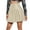 Beige, variant on Aayomet Maxi Skirt Women's Casual Plaid High Waist A-Line Wool Pleated Short Skirt,Green S