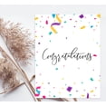 thumbnail image 2 of Koyal Wholesale Funny Congratulations Jumbo Card With Envelope, Confetti Design, Engagement, Pregnancy, Graduation, 1-Pk, 2 of 5