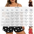 thumbnail image 2 of FchengtaiS Women's Plus Size Pajama Set Heart Print Loungewear Cami Top and Shorts Sleepwear Lounge Summer Pjs, 2 of 7
