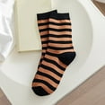 thumbnail image 1 of Chaussettes à Moins de 5 $ Chaussettes Multicolores pour Femmes Chaussettes d'Hiver Automne et Hiver Mi-Mollet Chaussettes à Rayures Imprimées Bas Chauds, 1 of 3