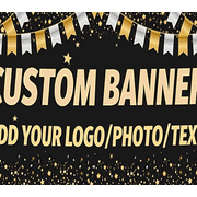 Polyester Custom Banner Decorative Photography Backdrop for Birthday Party Event Indoor