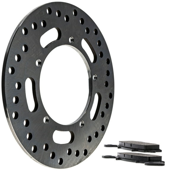 Niche Rear Right Brake Rotor Pad Kit for Kawasaki 43082-0045 Motorcycle MK1007302