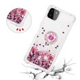 thumbnail image 5 of Funda para Samsung Galaxy A22 5G con Brillo Líquido Flotante, Purpurina, Parachoques y Anillo Giratorio Soporte, 5 of 5