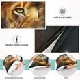 thumbnail image 4 of Coolnut Fierce Lion (1) Plush Pillow Case, Zippered Bed Pillow Pillowcases, Super Soft and Cozy Pillowcase Covers for Sleep Decor Giftsation - King Size 20x40in, 4 of 7