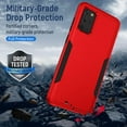 thumbnail image 6 of Tianle Compatible with Samsung Galaxy S20 Plus Case, with HD Screen Protector [Military Grade Drop Tested] Heavy-Duty Tough Rugged Shockproof Protective Case for Samsung S20 Plus, Red, 6 of 6