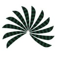 thumbnail image 4 of 12Pcs in 1 Bow DIY Shafts Turkey Fletchings - 3 Inch , Green, 8x1cm, 4 of 9