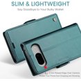thumbnail image 2 of Flip Wallet Case for Google Pixel 8, with RFID Blocking Card Holder Kickstand Magnetic Closure Protective Luxury Leather Cover for Google Pixel 8 (Teal), 2 of 18