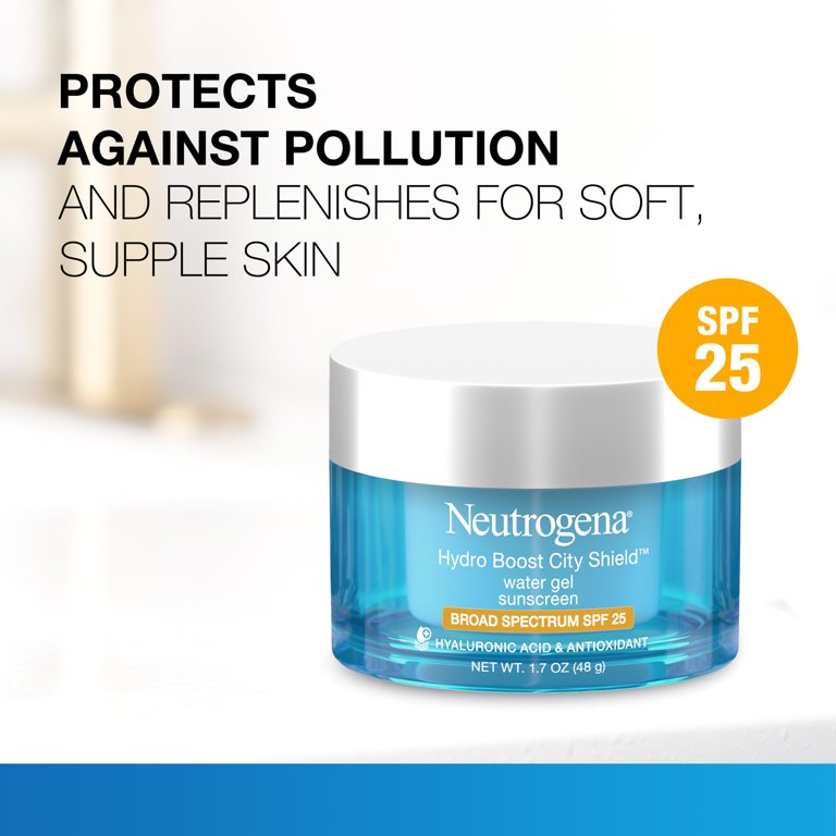 Neutrogena Hydrating Water Gel with SPF 25, Hyaluronic Acid