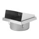 thumbnail image 5 of Ventilador de aire de pared de acero inoxidable, hogar Ventilador de aire de pared de acero inoxidable Salida de aire cuadrado Extractor de ba?o (14.5 * 18 * 14) Suministro Para el Hogar Octpeak NO, 5 of 7