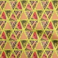 thumbnail image 1 of oneOone Polyester Spandex Dark Peach Fabric Geometric Tropical Texture Sewing Material Print Fabric By The Yard 56 Inch Wide, 1 of 4
