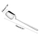 thumbnail image 2 of Juego de cucharas de café de acero inoxidable | Cuchara multiusos para revolver, fruta y helado | Resistente a la corrosión, diseño moderno, utensilio compacto para colgar | Vajilla elegante, 1, 2 of 3