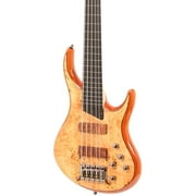 MTD Kingston KZ 5-String Fretless Electric Bass Gloss Natural Ebonol