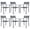 Gray, variant on Vicllax Outdoor Patio Dining Chairs Set of 2, Stackable metal chairs with All-Weather Steel Metal Frame for Yard Deck Poolside Porch, Black