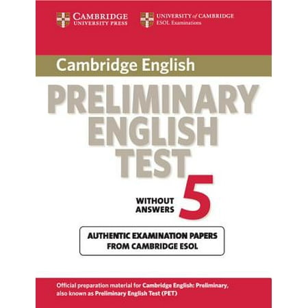 descargar cambridge test english preliminary 7 Preliminary Walmart.com  Cambridge Test  5 English