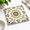 12x12 Inch-Moroccan Mosaic, variant on 12x12 Inch Retro Floral Terracotta Peel and Stick Vinyl Flooring Tiles