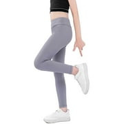 Girls Athletic Leggings Kids Dance Running Yoga Pants Workout Active Dance Tights, Size 4-10T